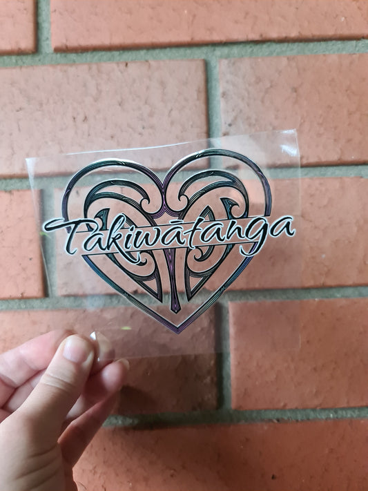 UV dtf Maori design mini size 13cmx13cm #takiwatanga autism awareness