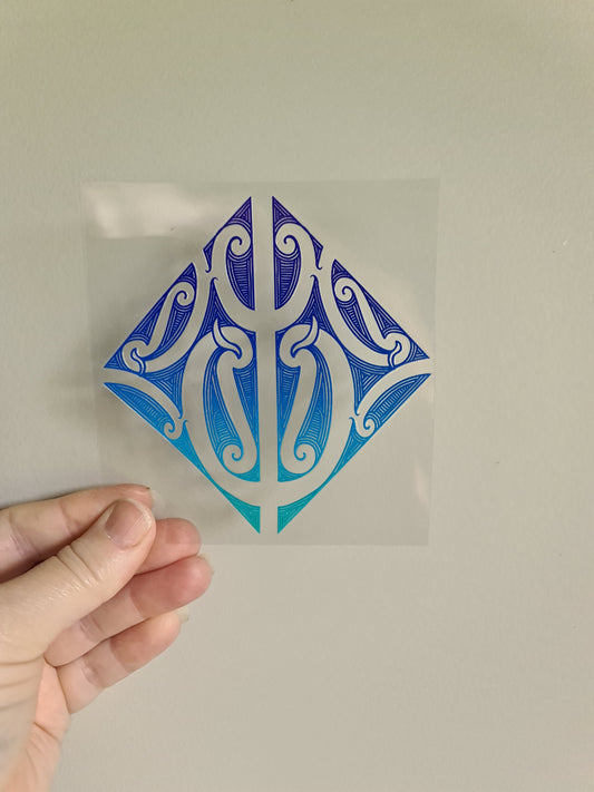 UV dtf Maori design mini size 11cmx11cm #1313