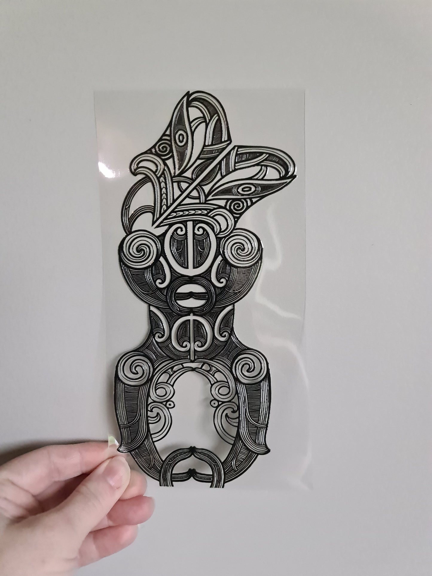 UV dtf Maori design 23cmx11cm 16oz wrap #1078