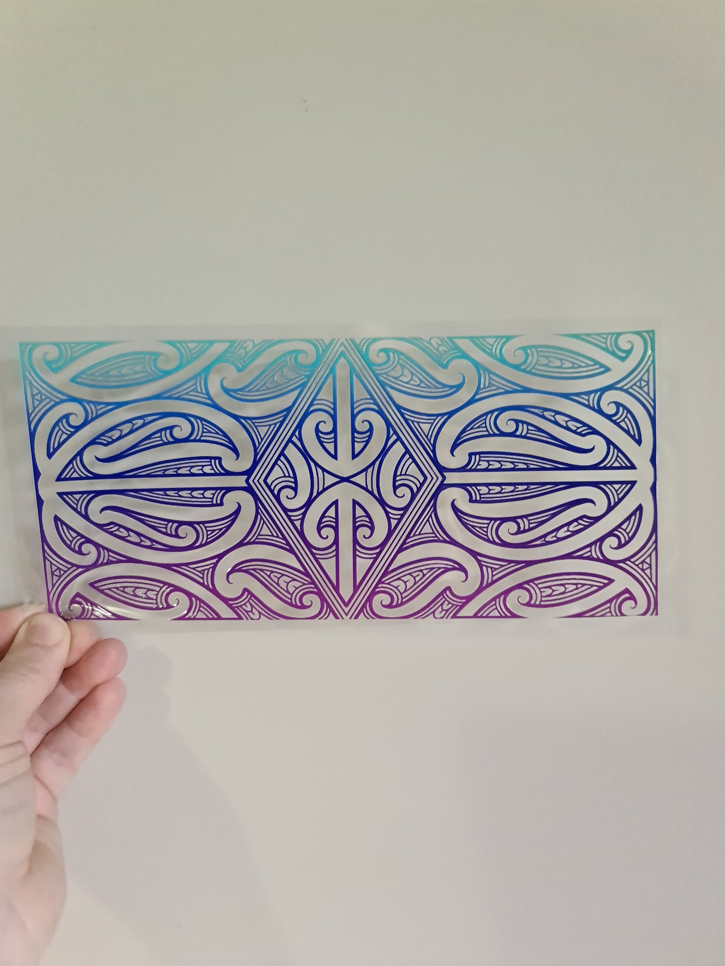 UV dtf Maori design 23cmx11cm 16oz wrap #789