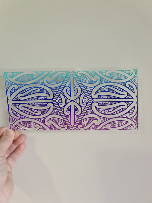 UV dtf Maori design 23cmx11cm 16oz wrap #789