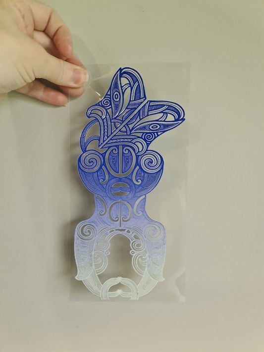 UV dtf transfer Maori design 23cmx11cm 16oz wrap #1250