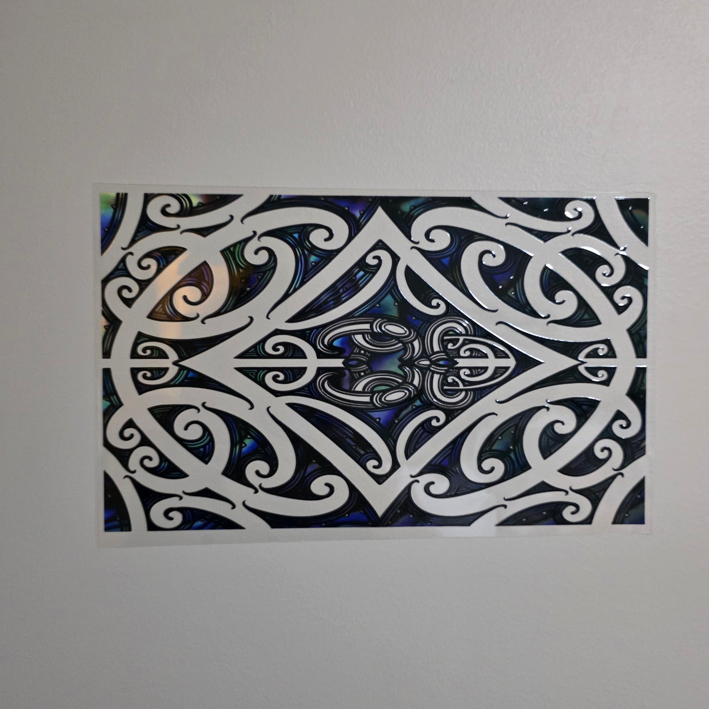 XL UV DTF DECAL MAORI DESIGN 28CMX17CM for touch lamps #244