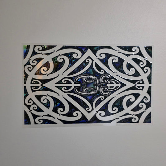 XL UV DTF DECAL MAORI DESIGN 28CMX17CM for touch lamps #244