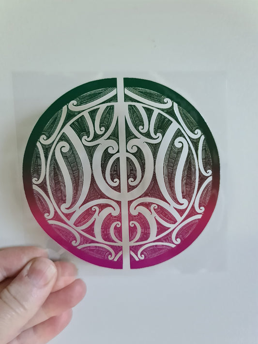 UV dtf Maori design mini size 11cmx11cm #940