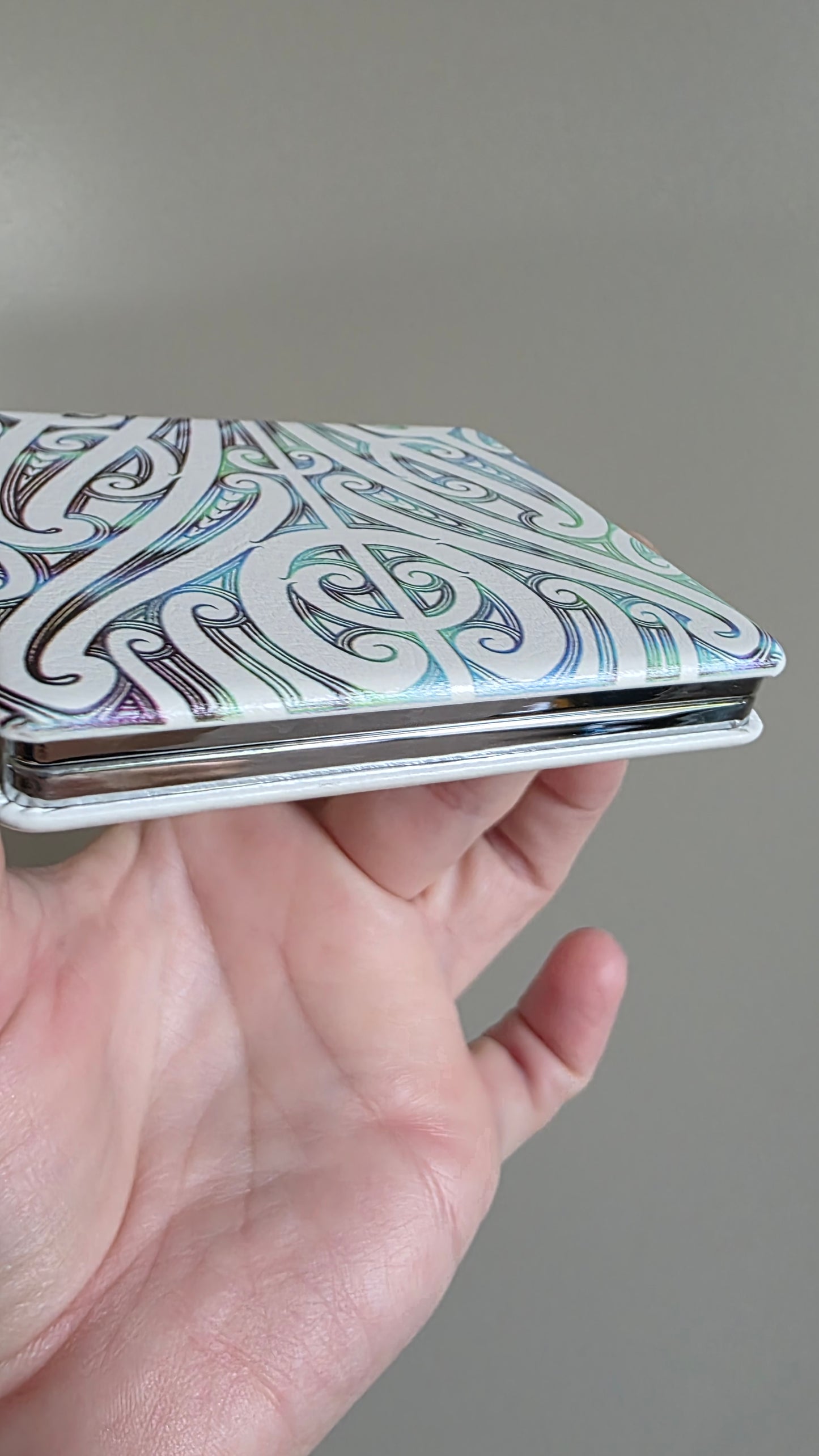 Maori design pocket mirror