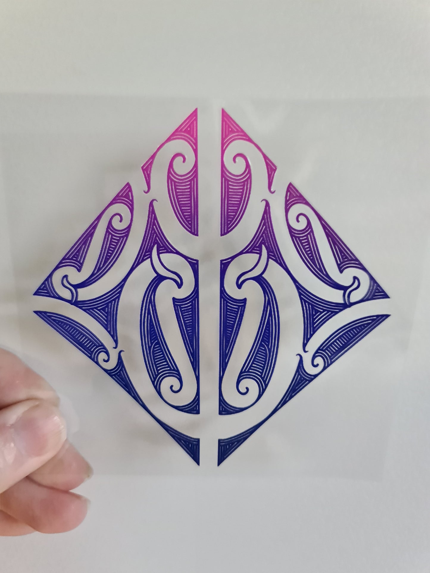 UV dtf Maori design mini size 11cmx11cm #943