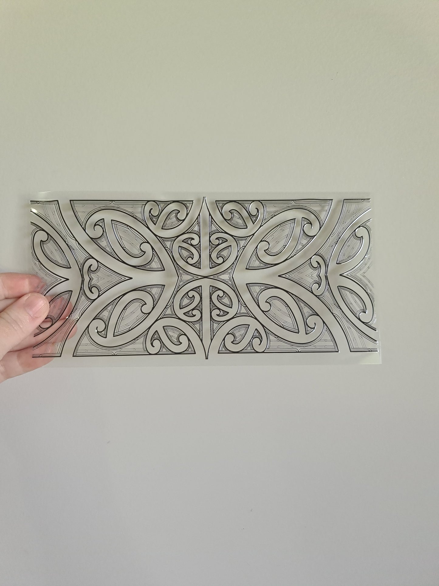 UV dtf Maori design 23cmx11cm 16oz wrap #671