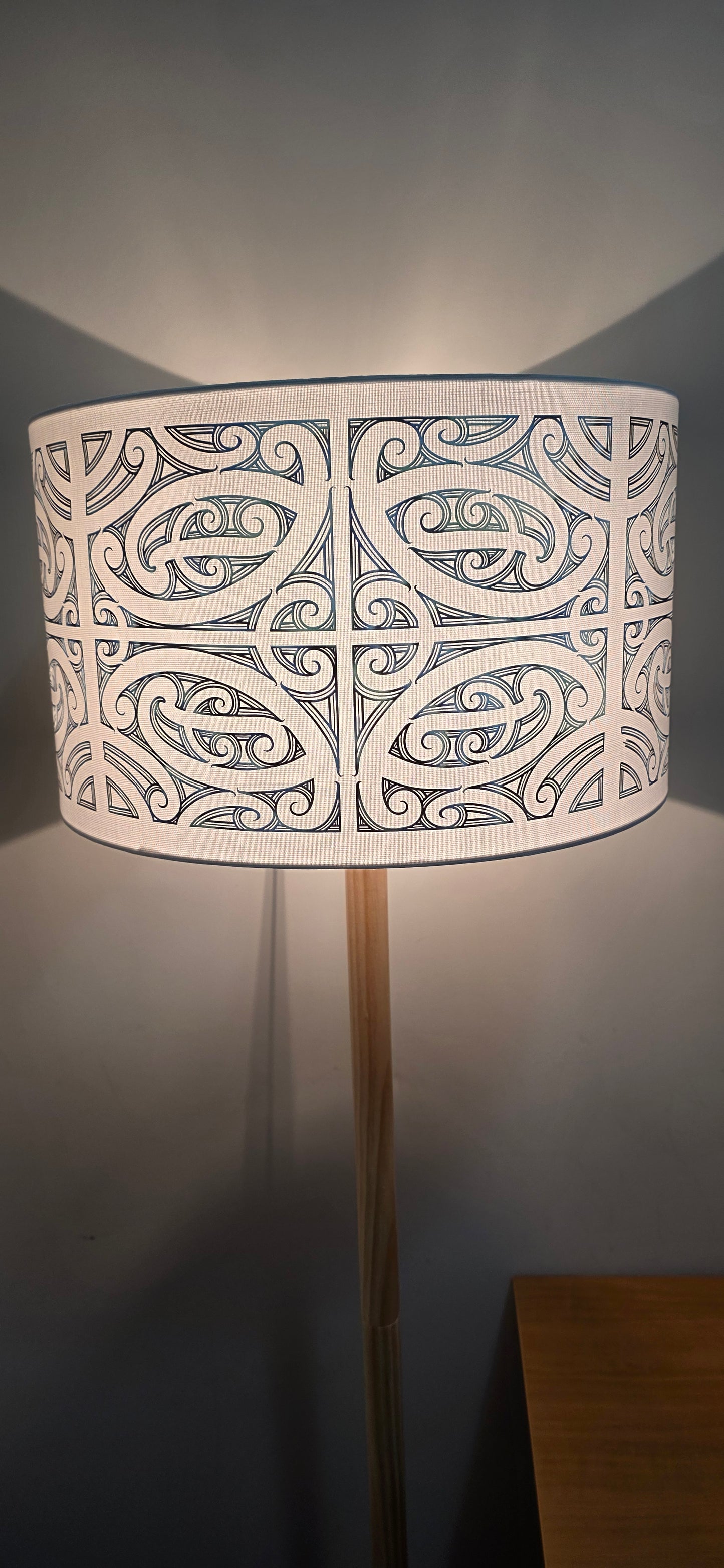 Maori Design Floor Lamp - Paua design -PRE-ORDER