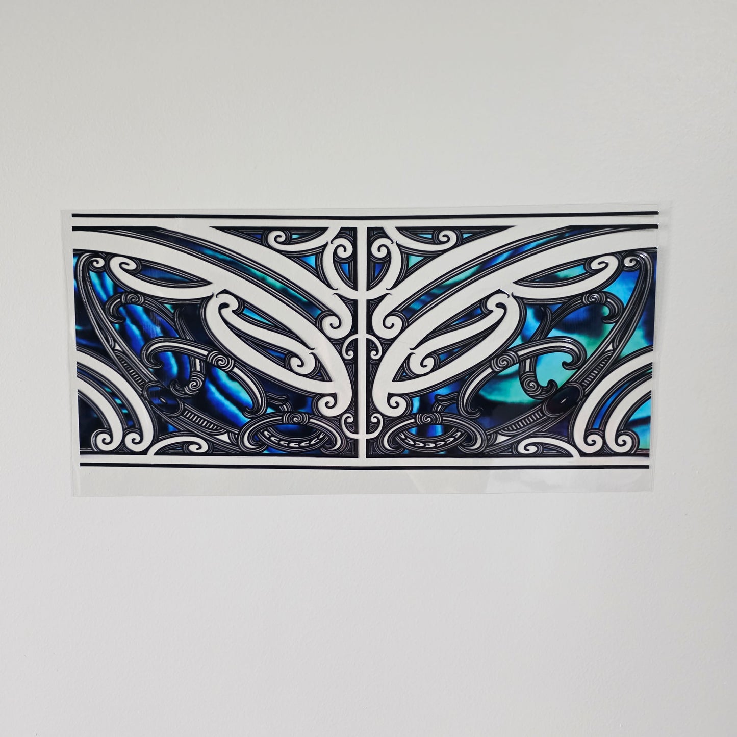 XL UV DTF DECAL MAORI DESIGN 38CMX17CM for touch lamps #06