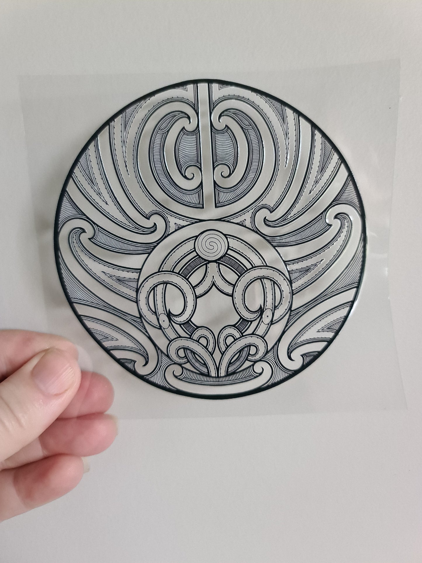 UV dtf Maori design mini size 11cmx11cm #463