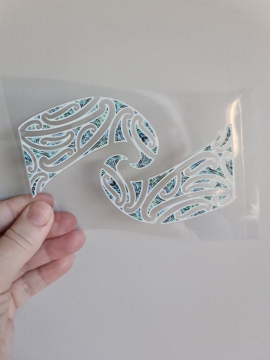 UV dtf Maori design mini size 13cmx13cm #830