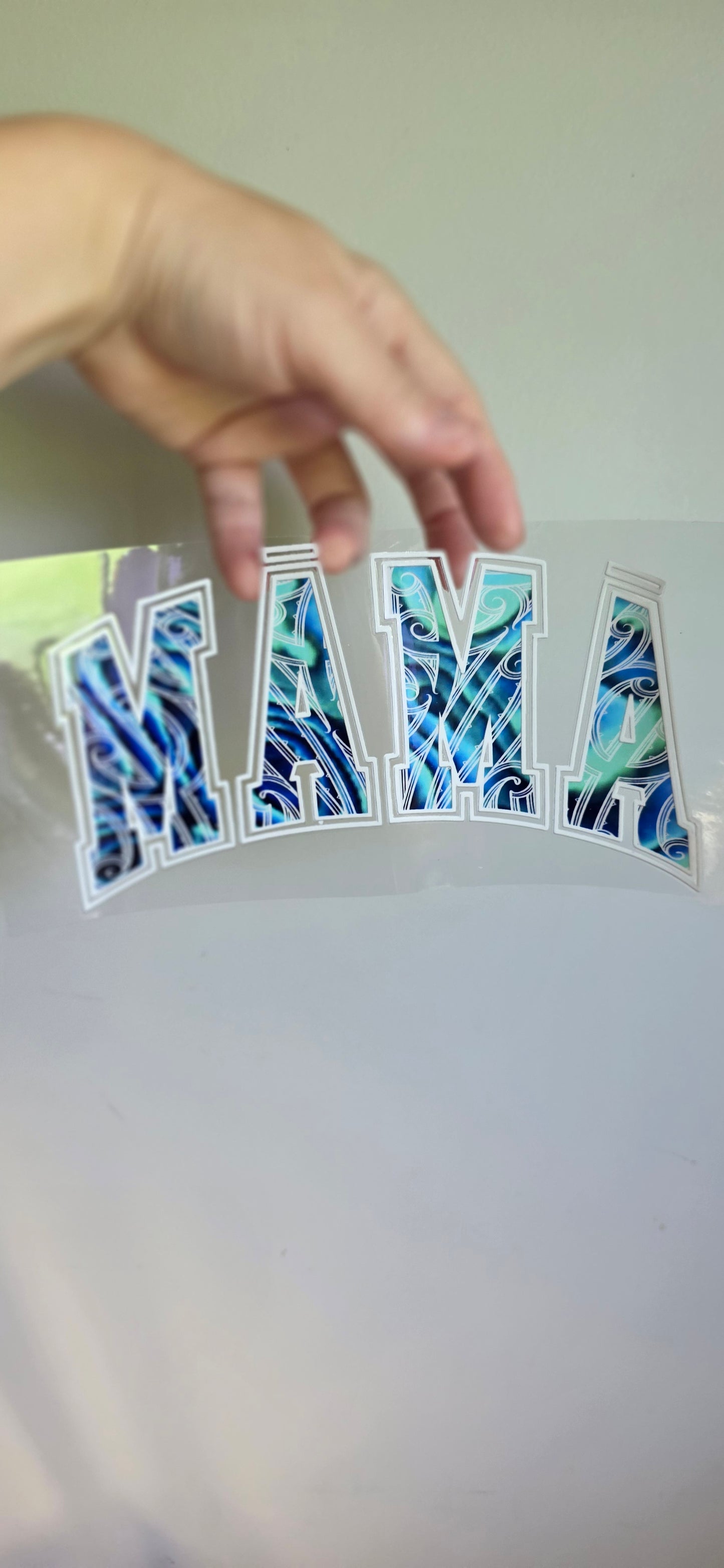 UV dtf transfer Maori design 23cmx11cm 16oz wrap #1642 mama wrap