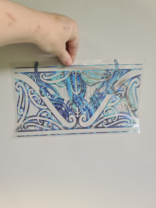 XL UV DTF DECAL MAORI DESIGN 28CMX17CM for touch lamps #92