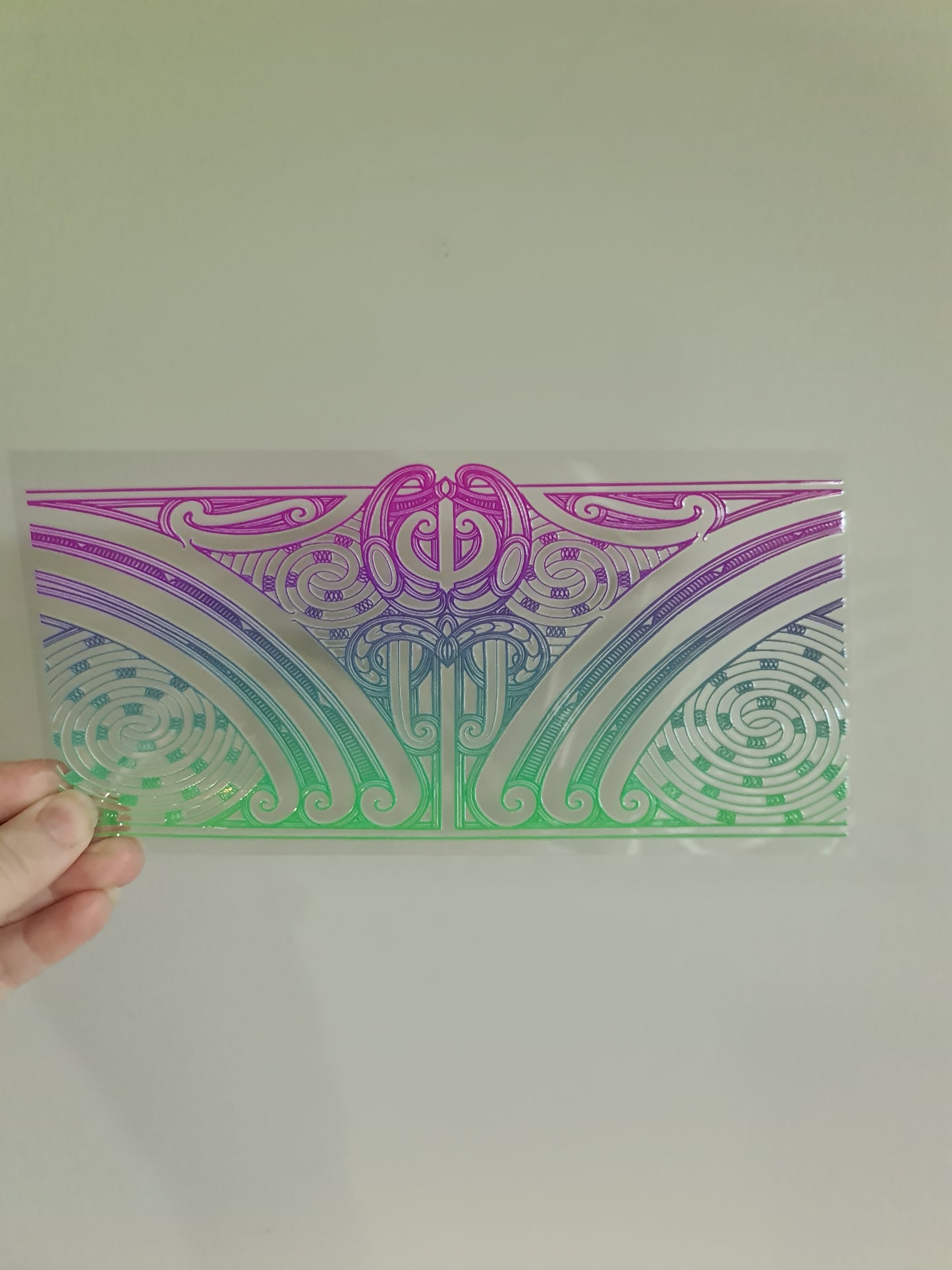 UV dtf transfer Maori design 23cmx11cm 16oz wrap #1225