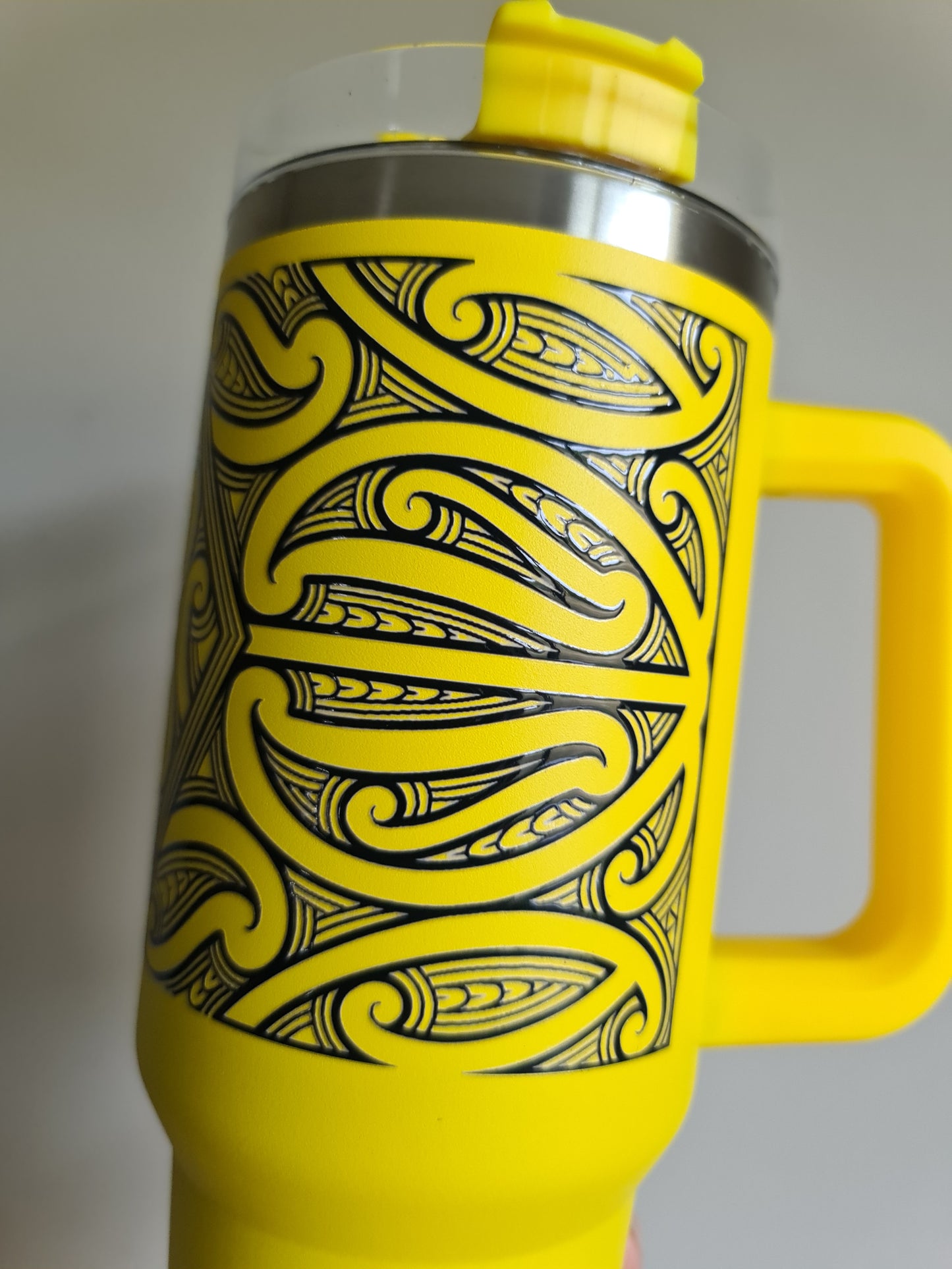 40oz Custom Maori design tumbler (pre -order)