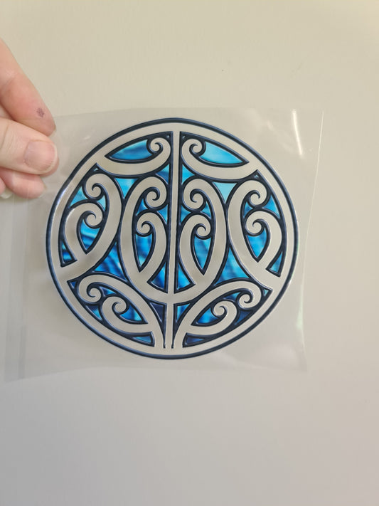 UV dtf Maori design mini, 13cm