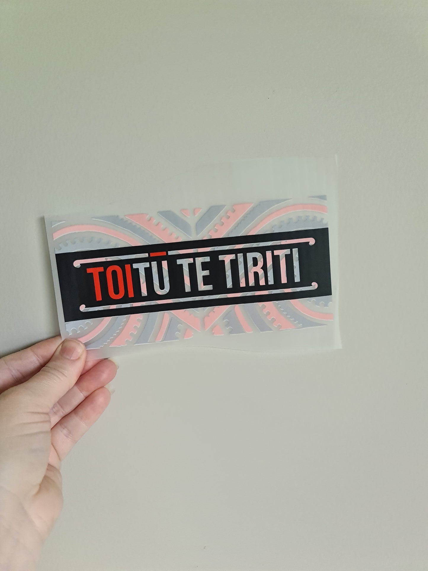 Kids clothing Sublimation custom Maori design Iron on HTV 23cm
