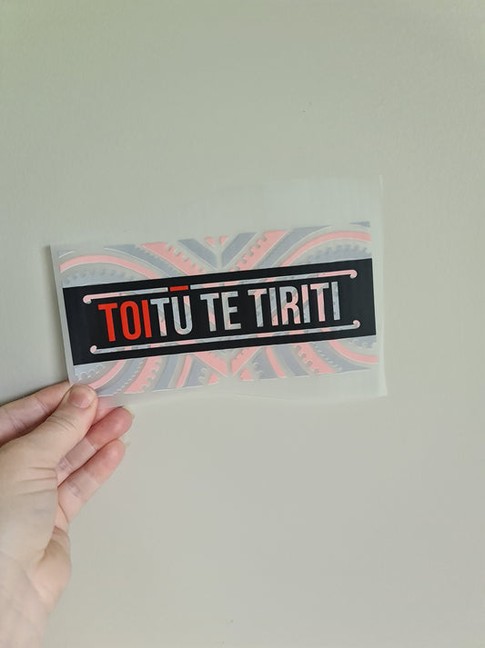 Kids clothing Sublimation custom Maori design Iron on HTV 23cm