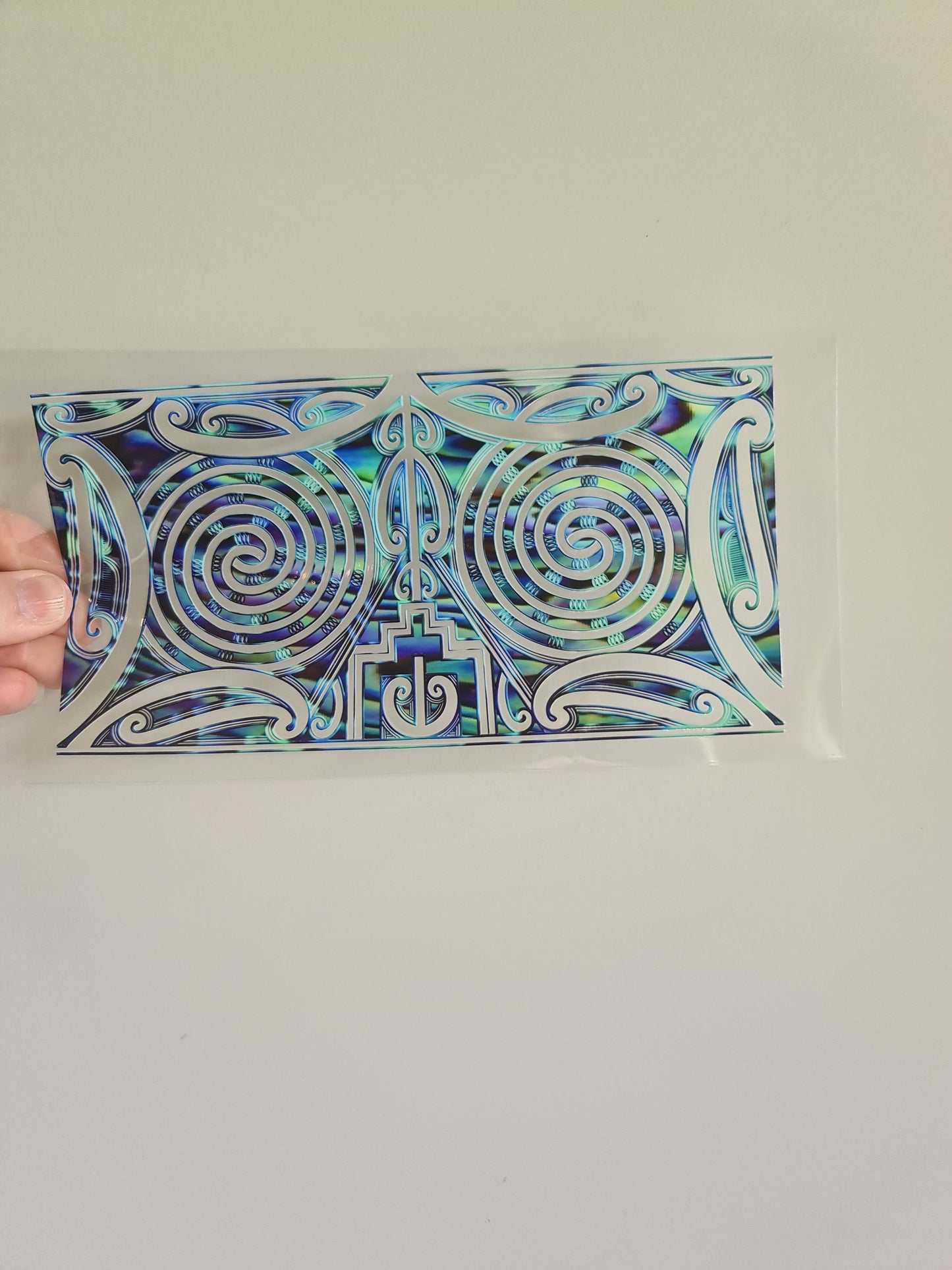 UV dtf transfer Maori design 23cmx11cm 16oz wrap #1505