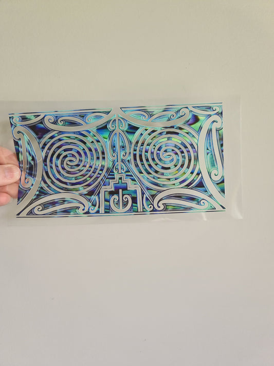 UV dtf transfer Maori design 23cmx11cm 16oz wrap #1505