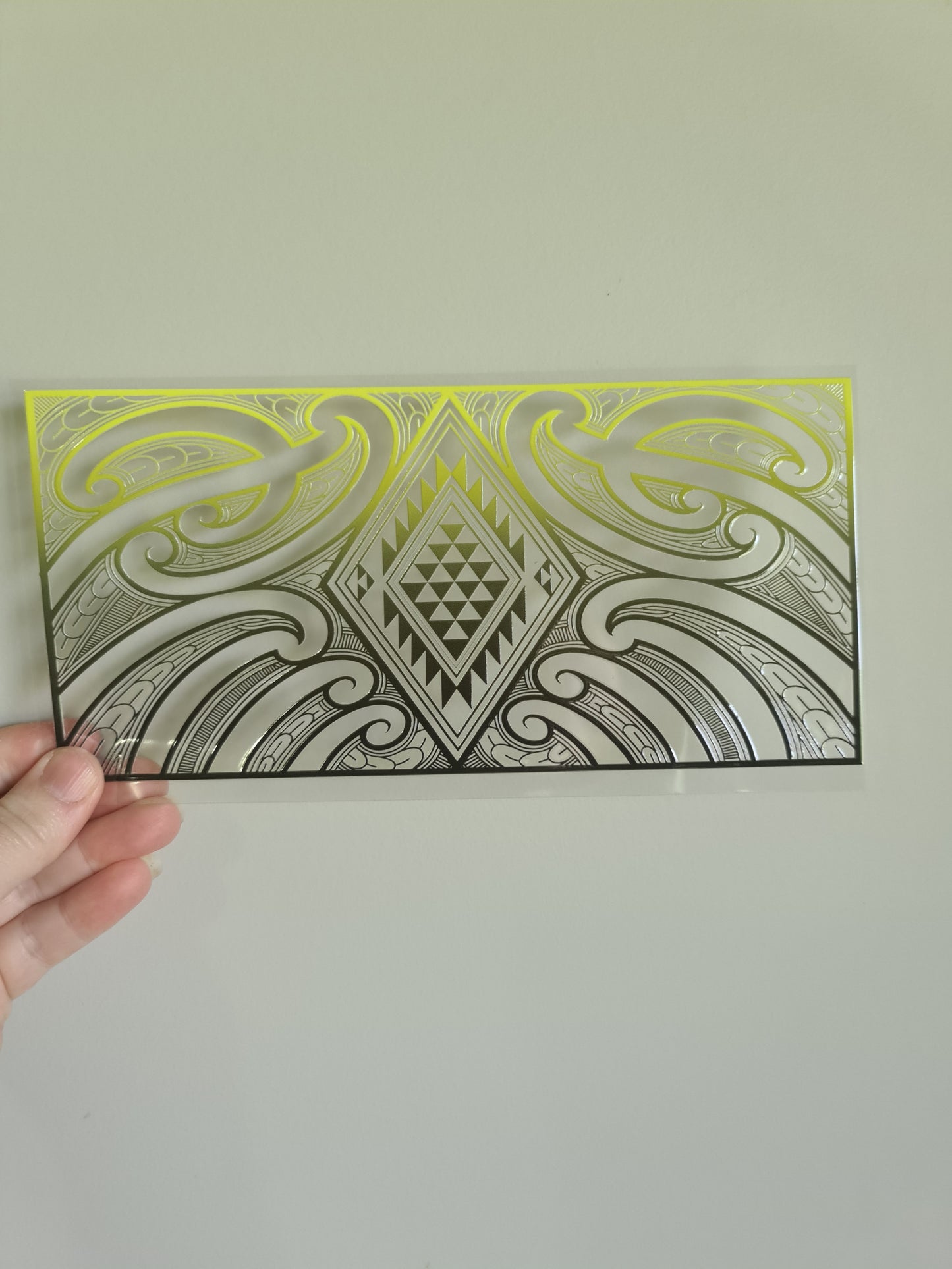 UV dtf Maori design 23cmx11cm 16oz wrap #667