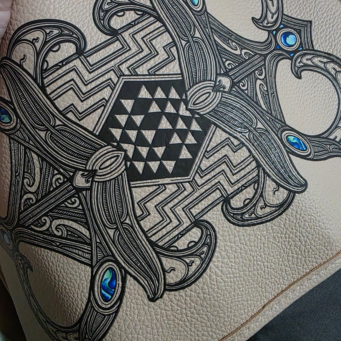Custom Maori design travel case