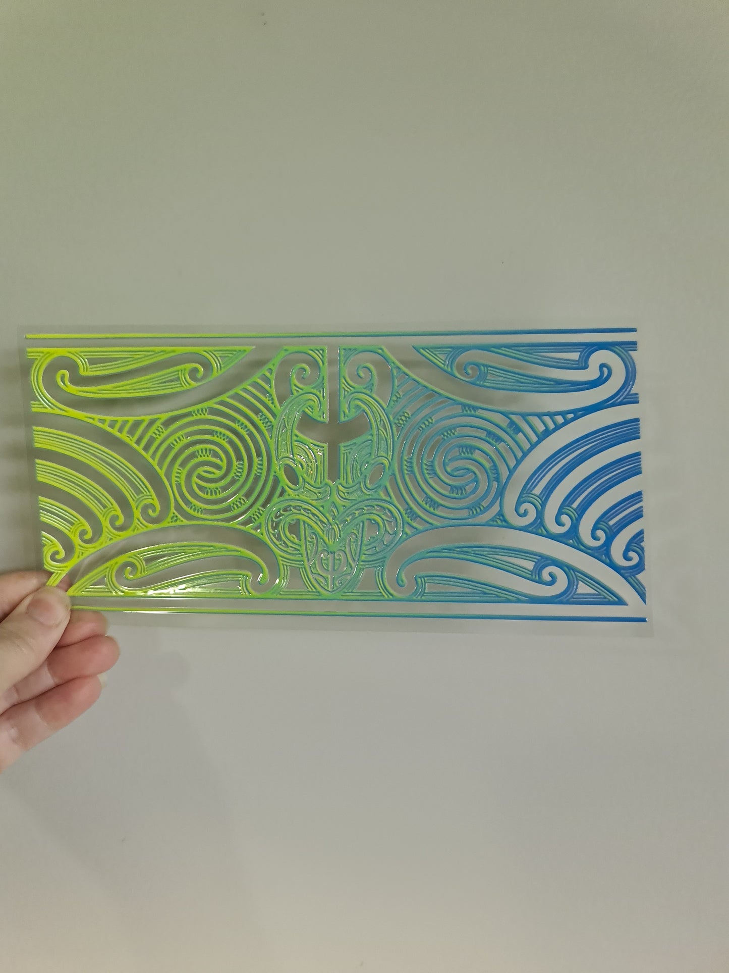 UV dtf transfer Maori design 23cmx11cm 16oz wrap #1238