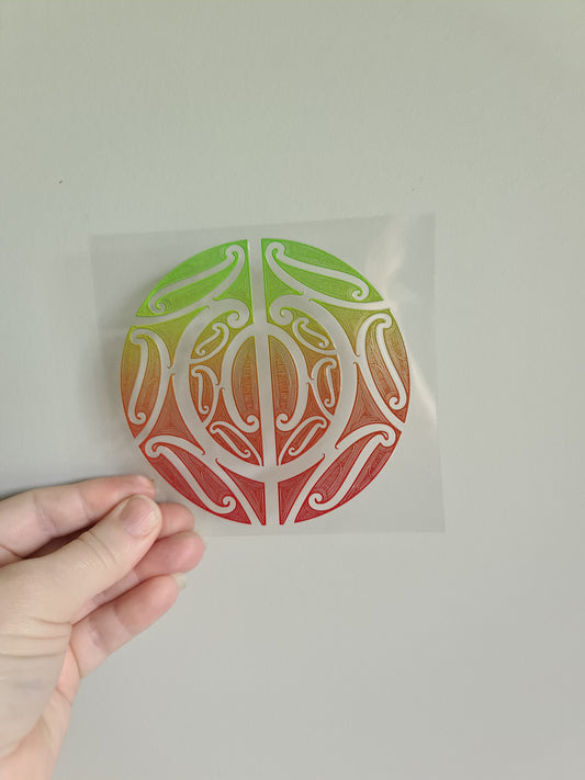 UV dtf Maori design mini size 11cm  #1349