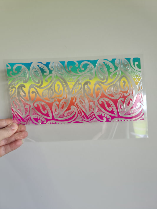 XL UV DTF DECAL MAORI DESIGN 28CMX19CM  #14