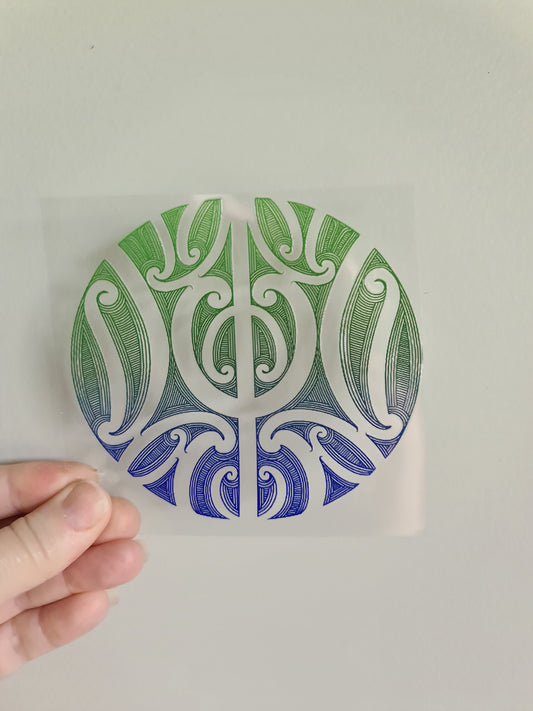 UV dtf Maori design mini size 11cm  #1346
