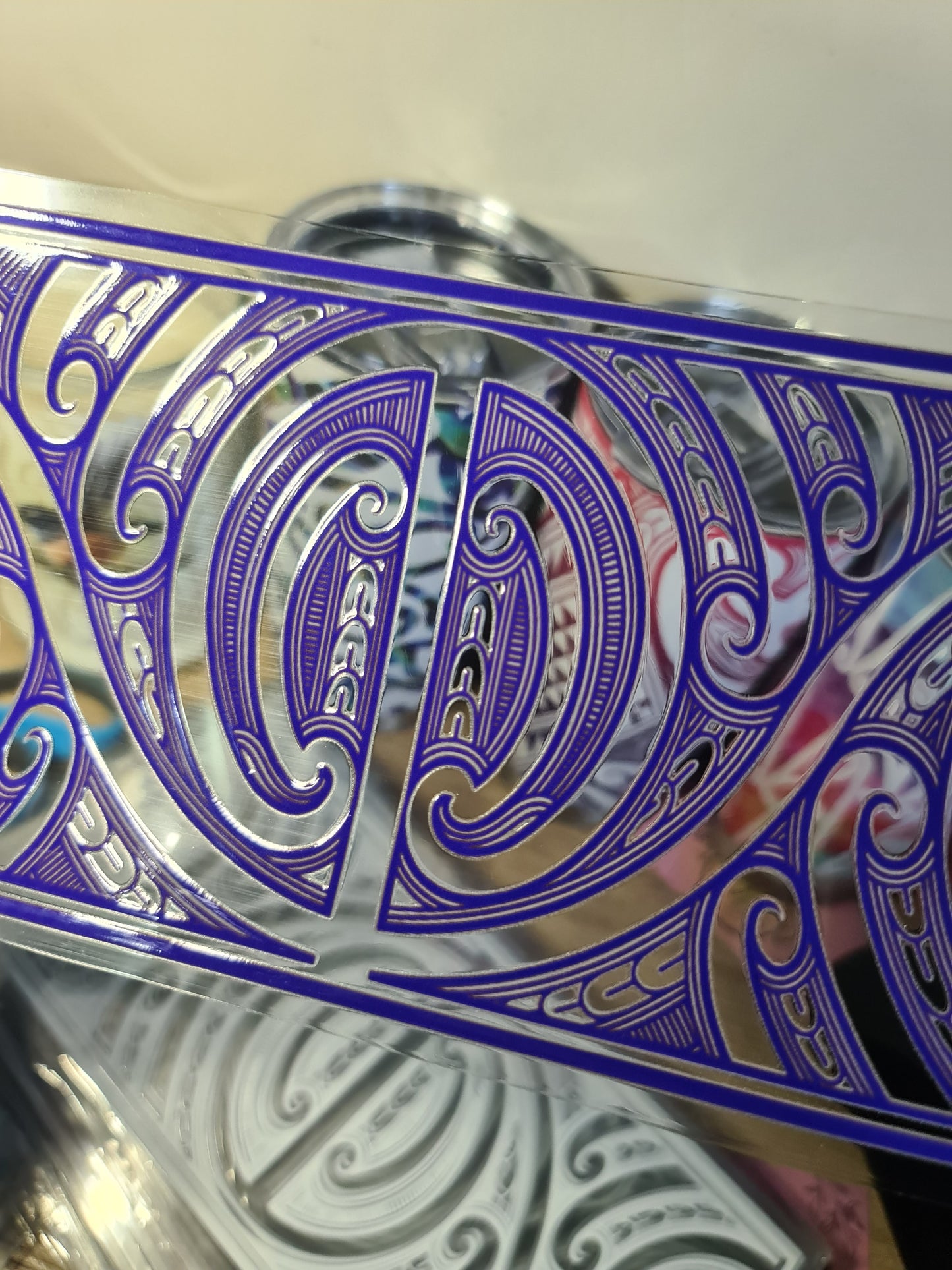 UV dtf Maori design 23cmx11cm 16oz wrap #780