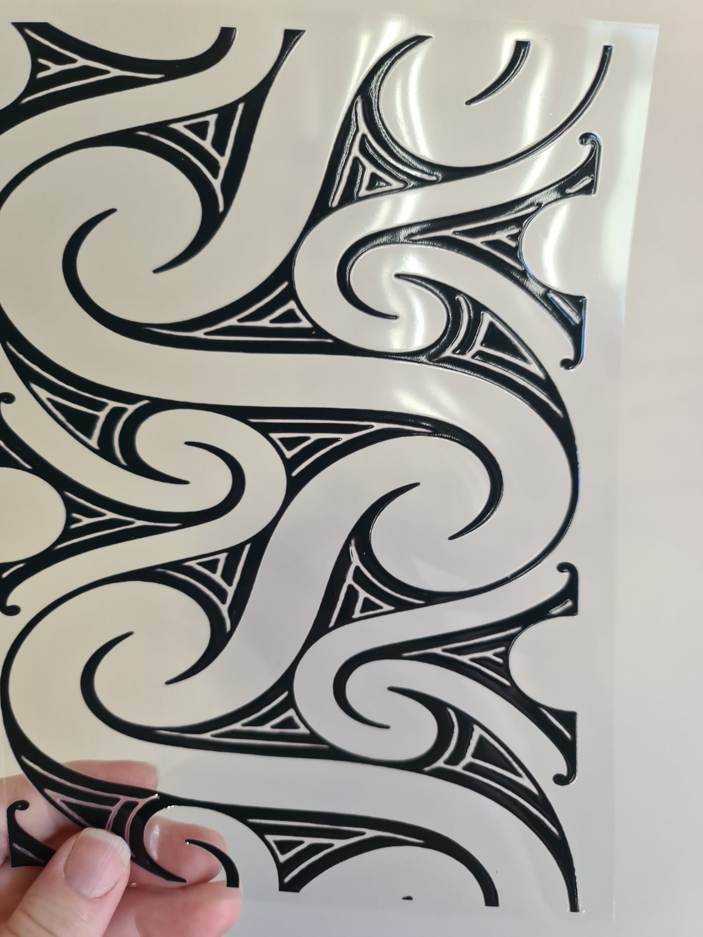 UV dtf Maori design A5 size 21cmx 14.8cm #377