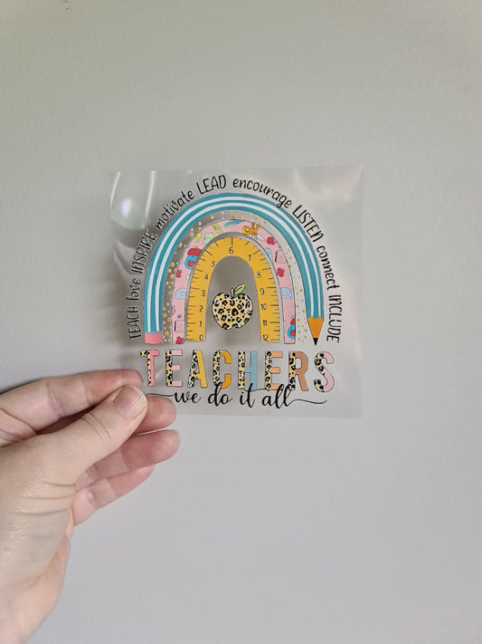 TEACHER AND KAIAKO dtf transfer Maori design 11cm sticker #1460