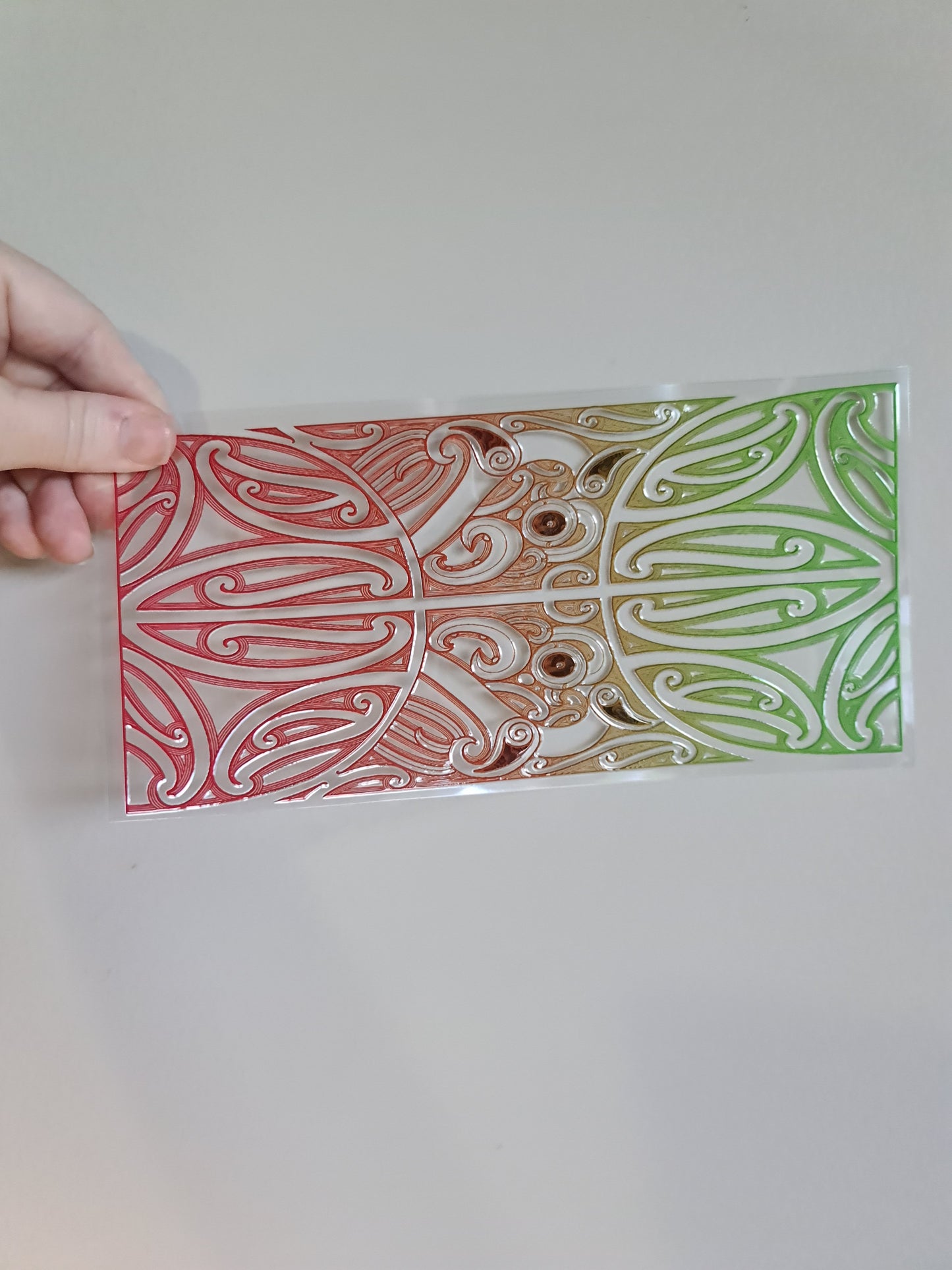 UV dtf Maori design 23cmx11cm 16oz wrap #879