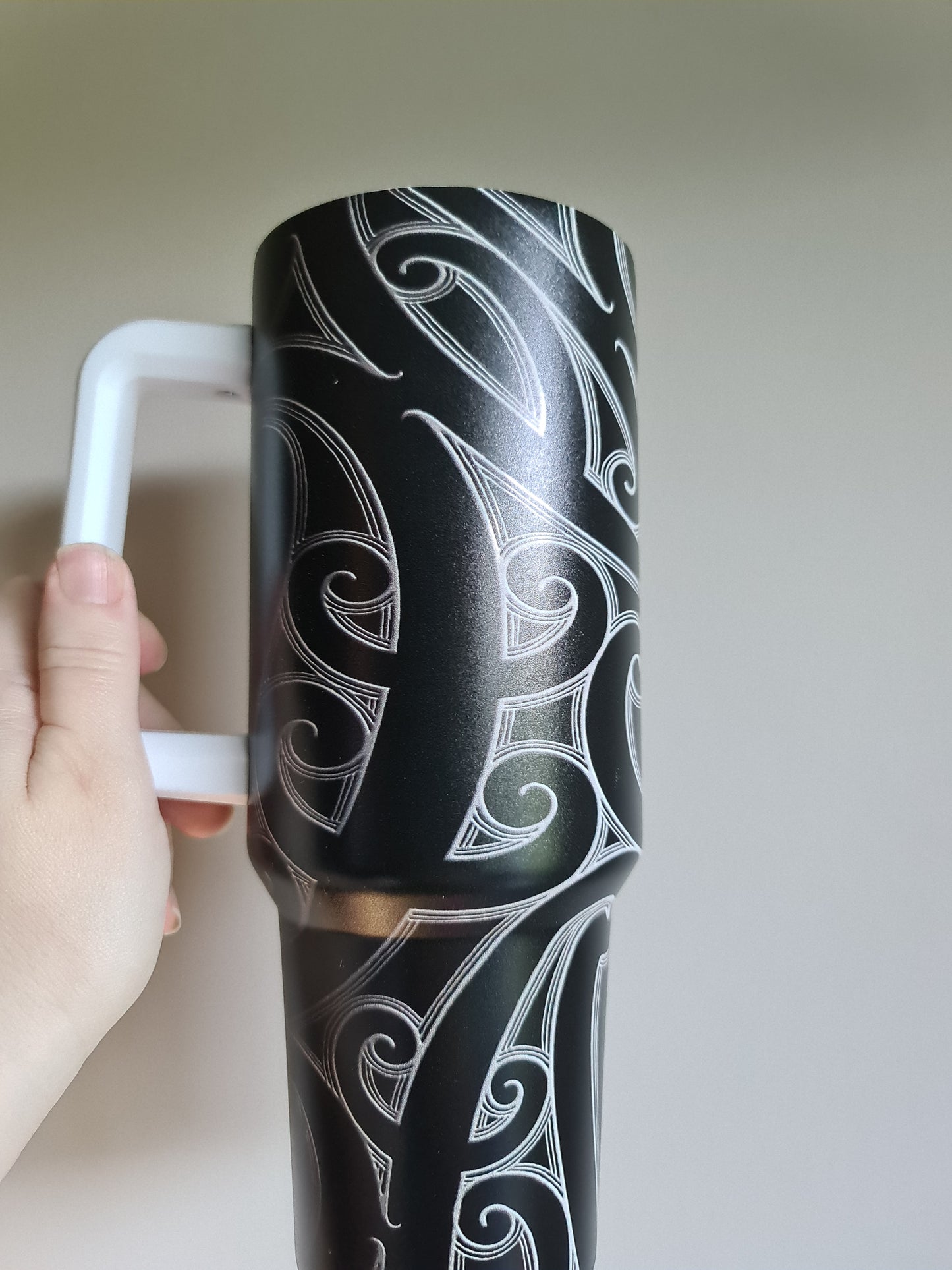 40oz Custom Maori design Tumbler
