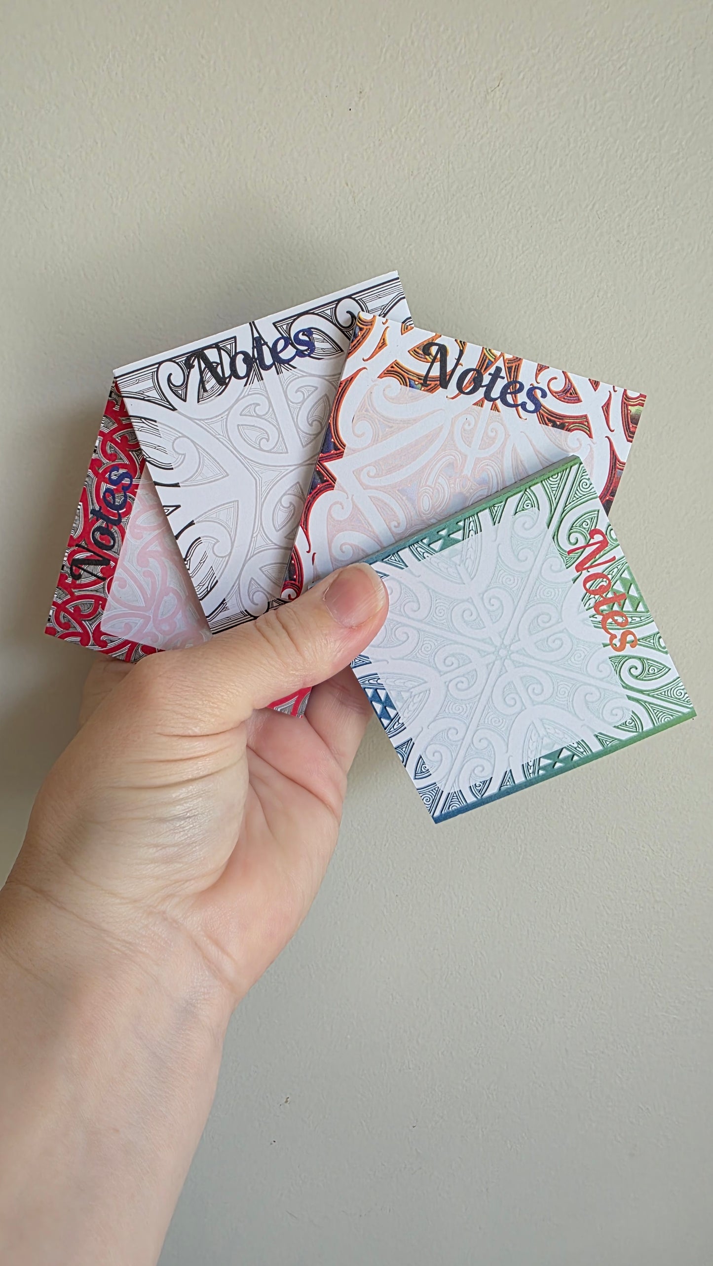 Maori design Sticky Note Pad ×4 pack 1 of each design