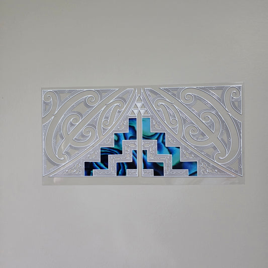 XL UV DTF DECAL MAORI DESIGN 38CMX17CM for touch lamps #40