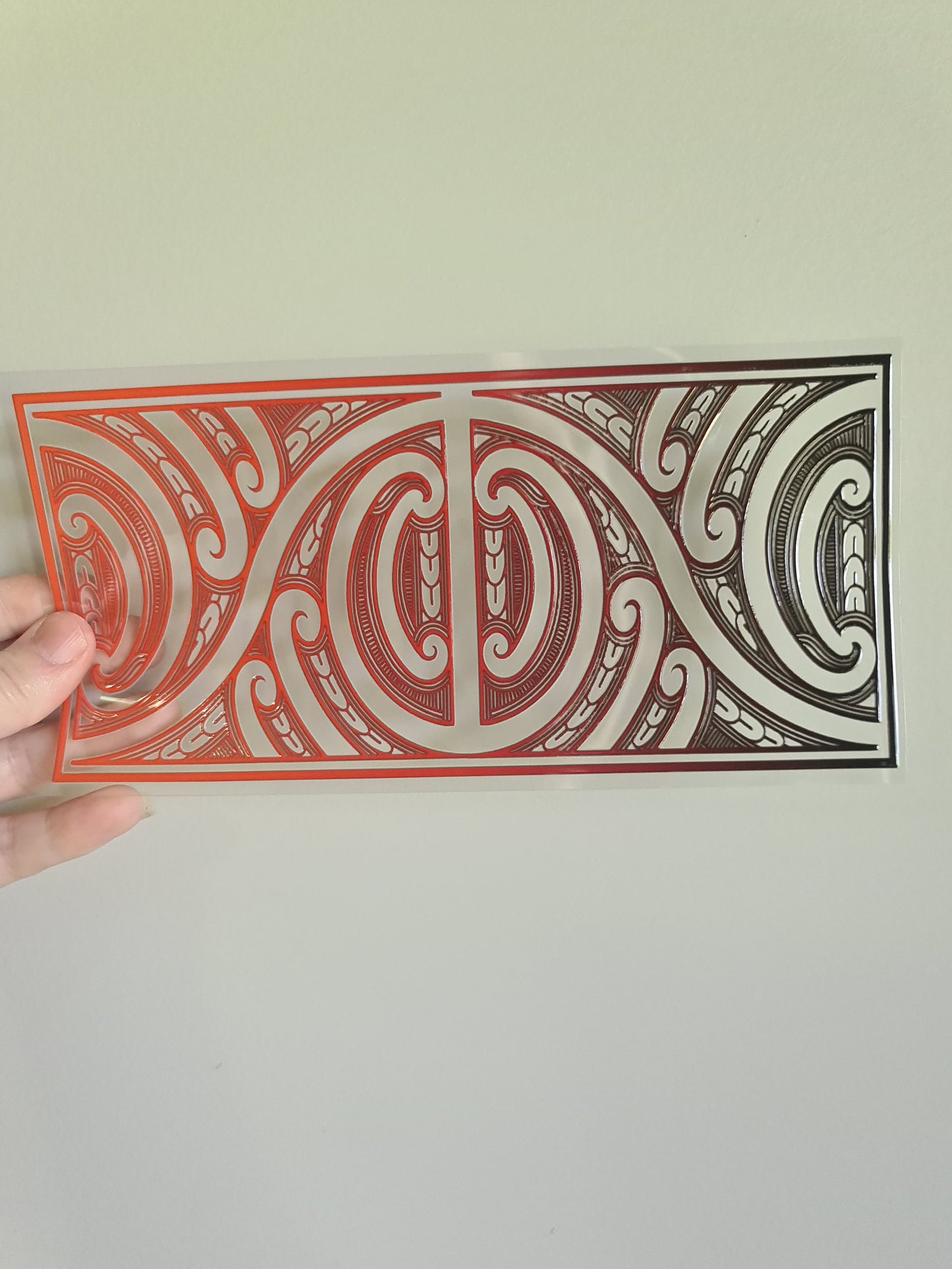 UV dtf Maori design 23cmx11cm 16oz wrap #645