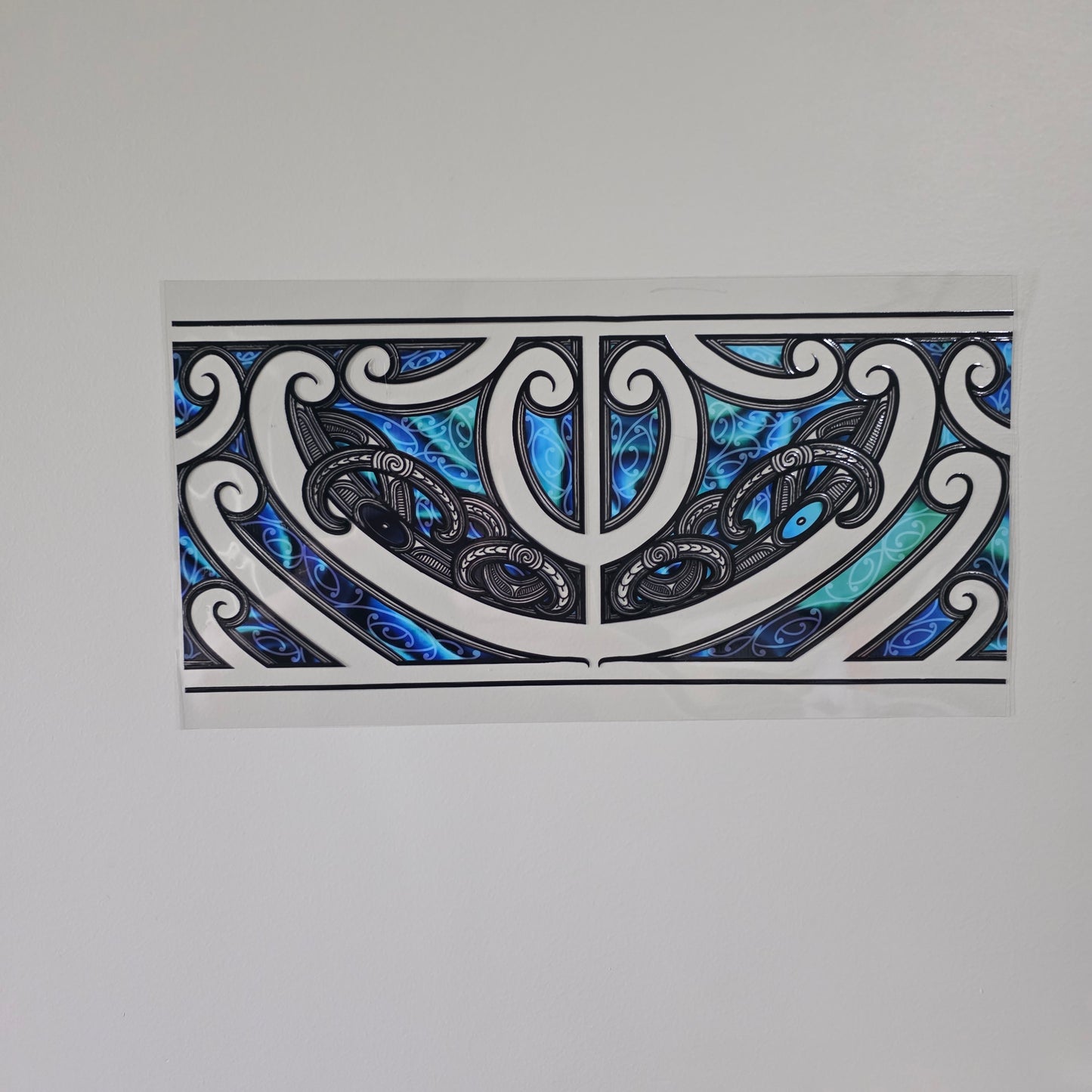 XL UV DTF DECAL MAORI DESIGN 38CMX17CM for touch lamps #30