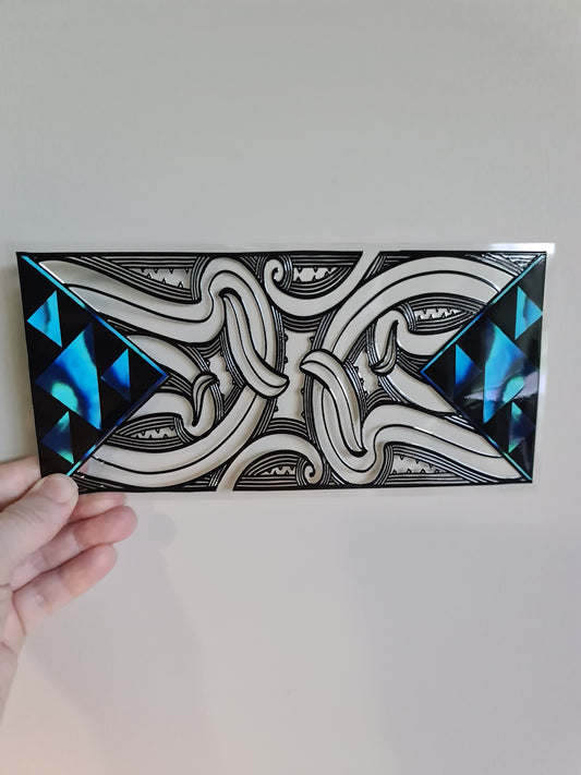 UV dtf Maori design 23cmx11cm 16oz wrap #884