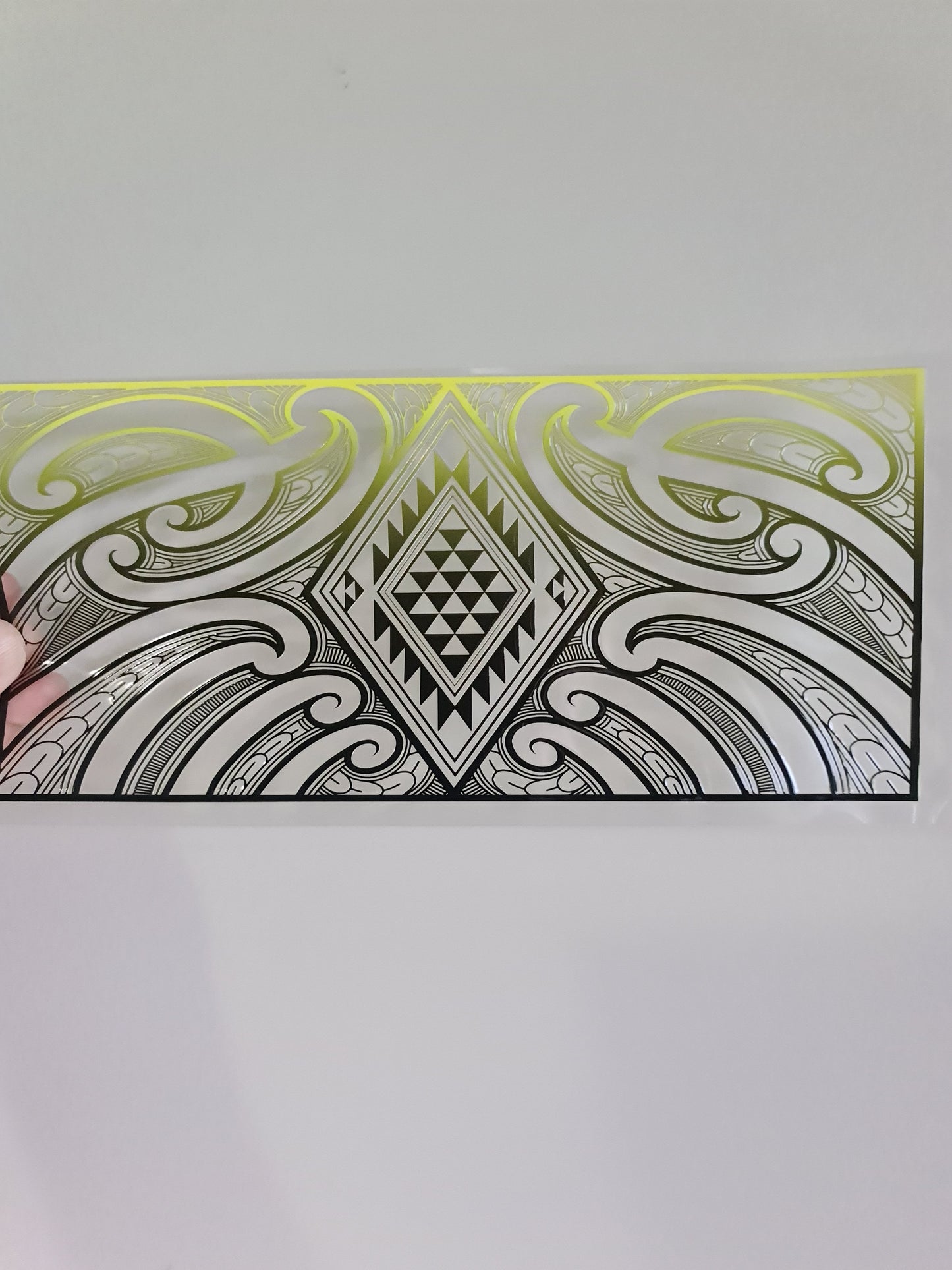 UV dtf Maori design 23cmx11cm 16oz wrap #784