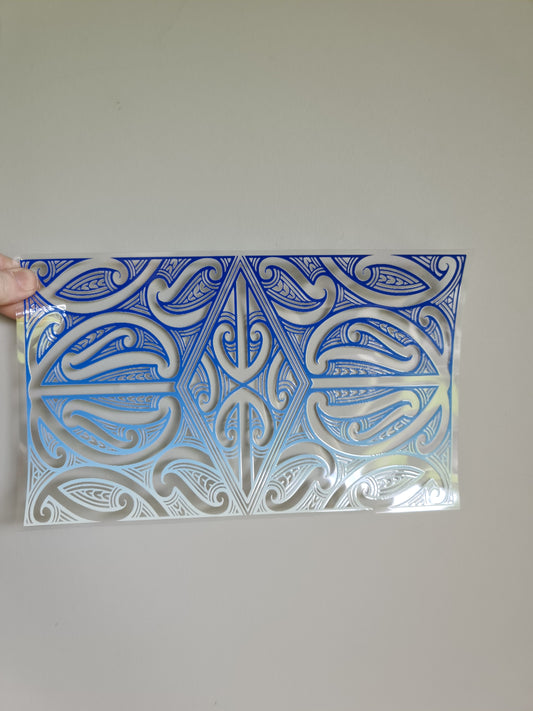 XL UV DTF DECAL MAORI DESIGN 28CMX17CM for touch lamps #42