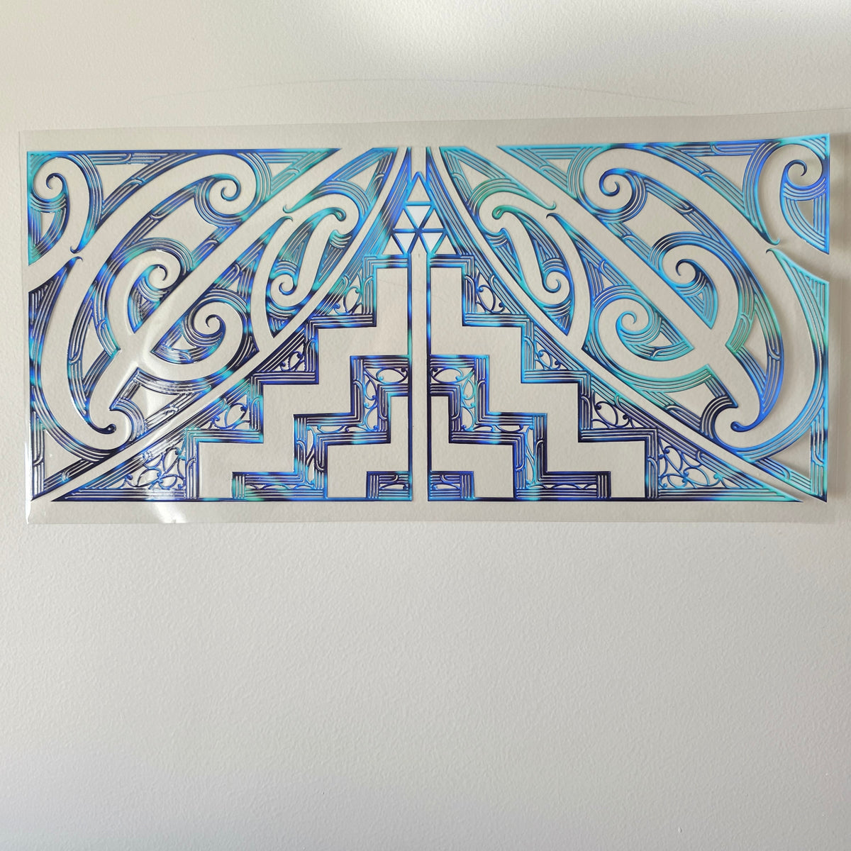 XL UV DTF DECAL MAORI DESIGN 38CMX17CM for touch lamps #62