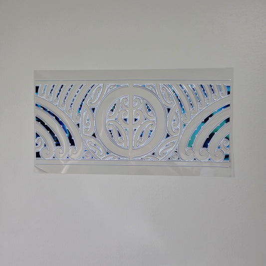 XL UV DTF DECAL MAORI DESIGN 38CMX17CM for touch lamps #42