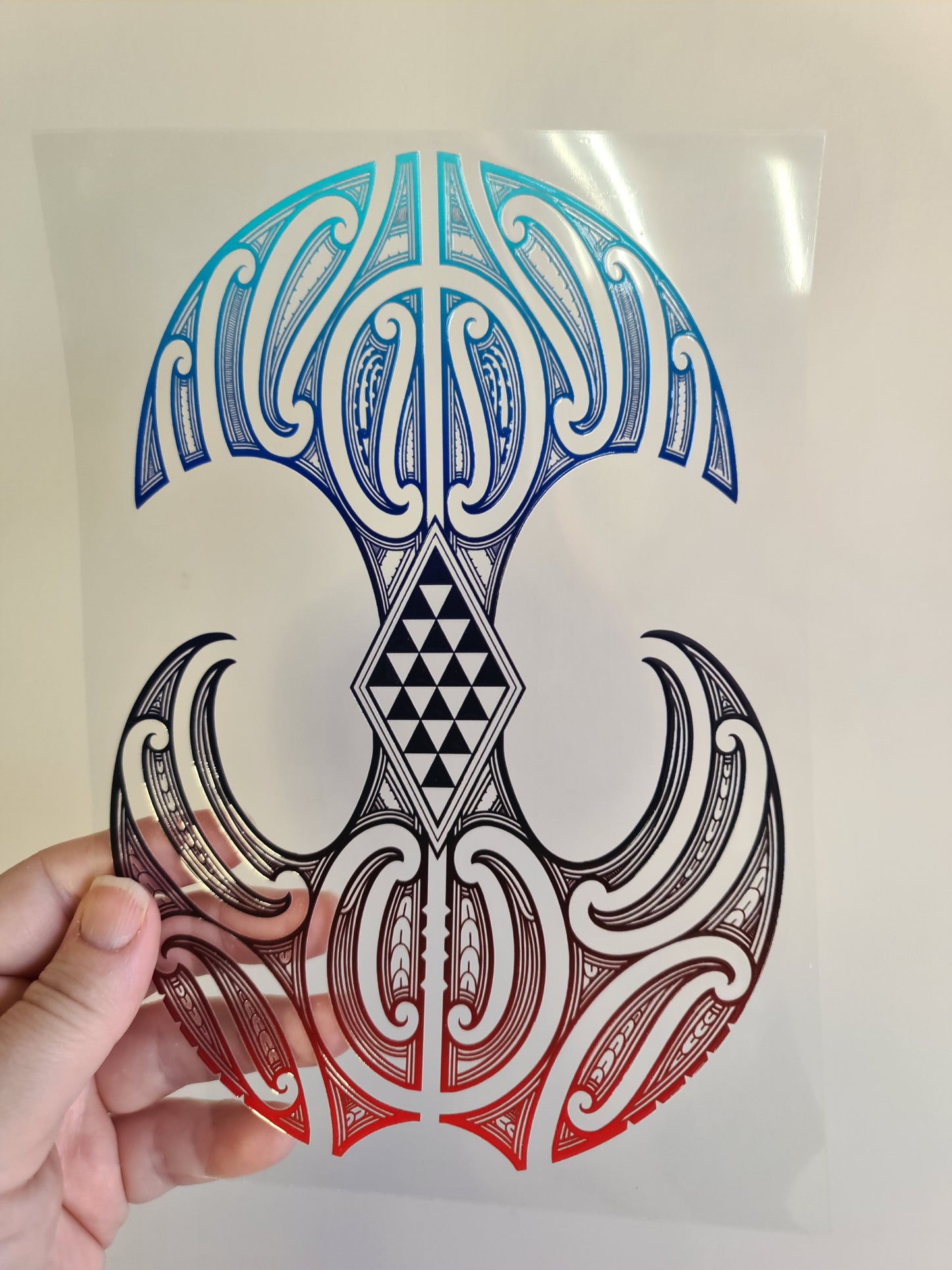 UV dtf Maori design A5 size 21cmx 14.8cm #318