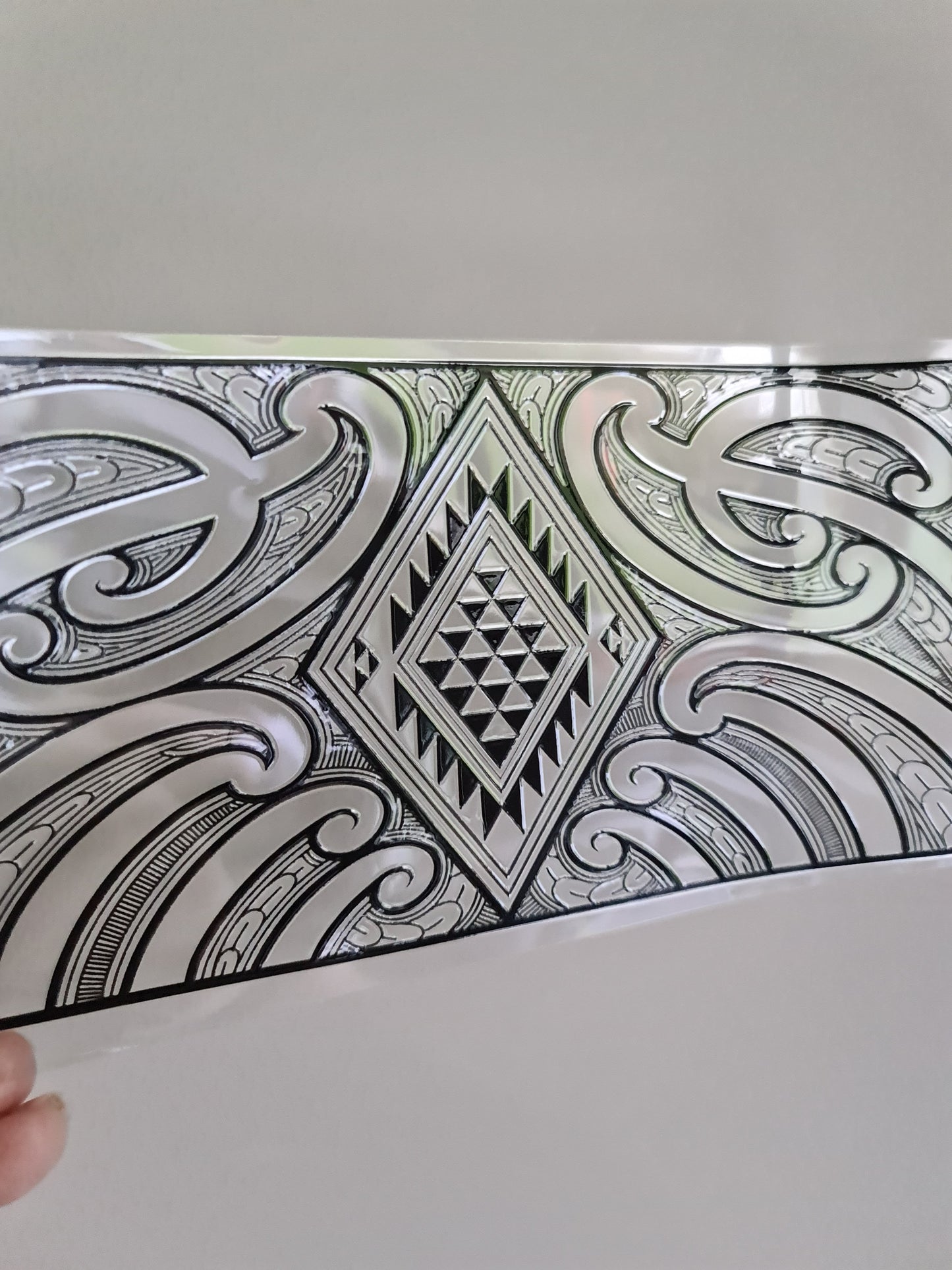 UV dtf Maori design 23cmx11cm 16oz wrap #1143