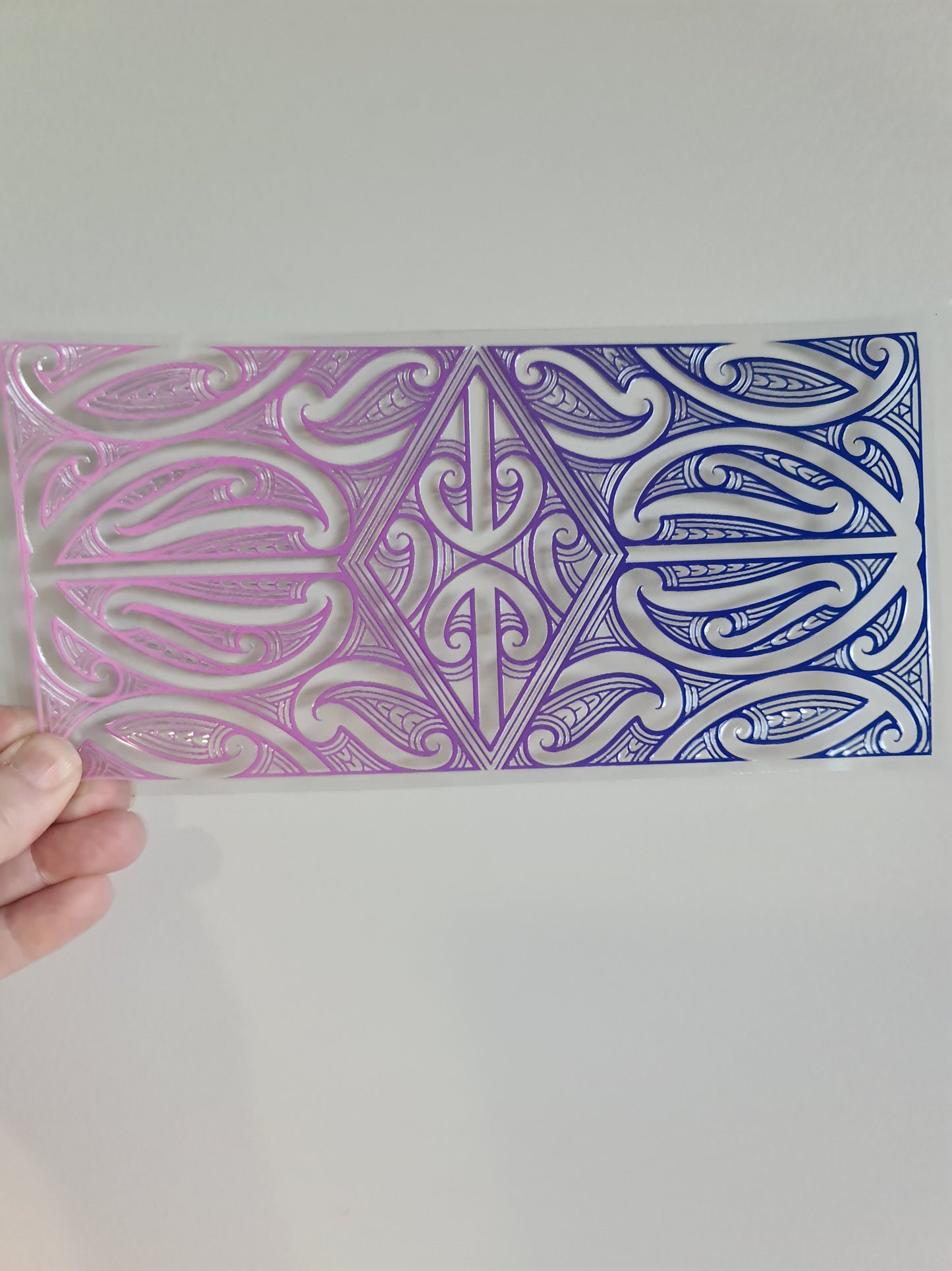 UV dtf Maori design 23cmx11cm 16oz wrap #798