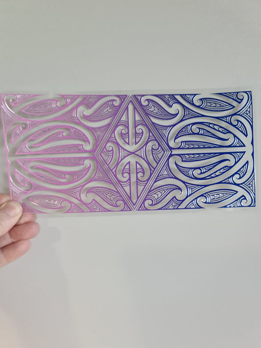 UV dtf Maori design 23cmx11cm 16oz wrap #798