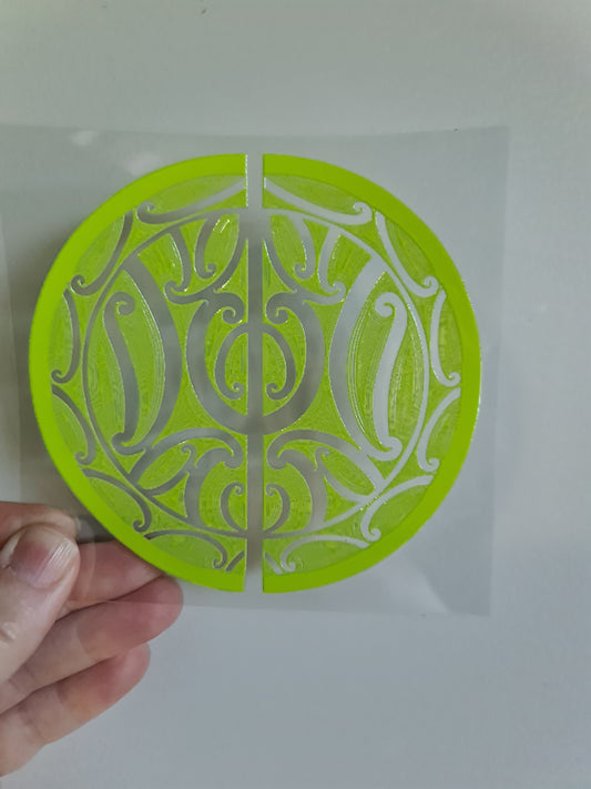 UV dtf Maori design mini size 11cmx11cm #941